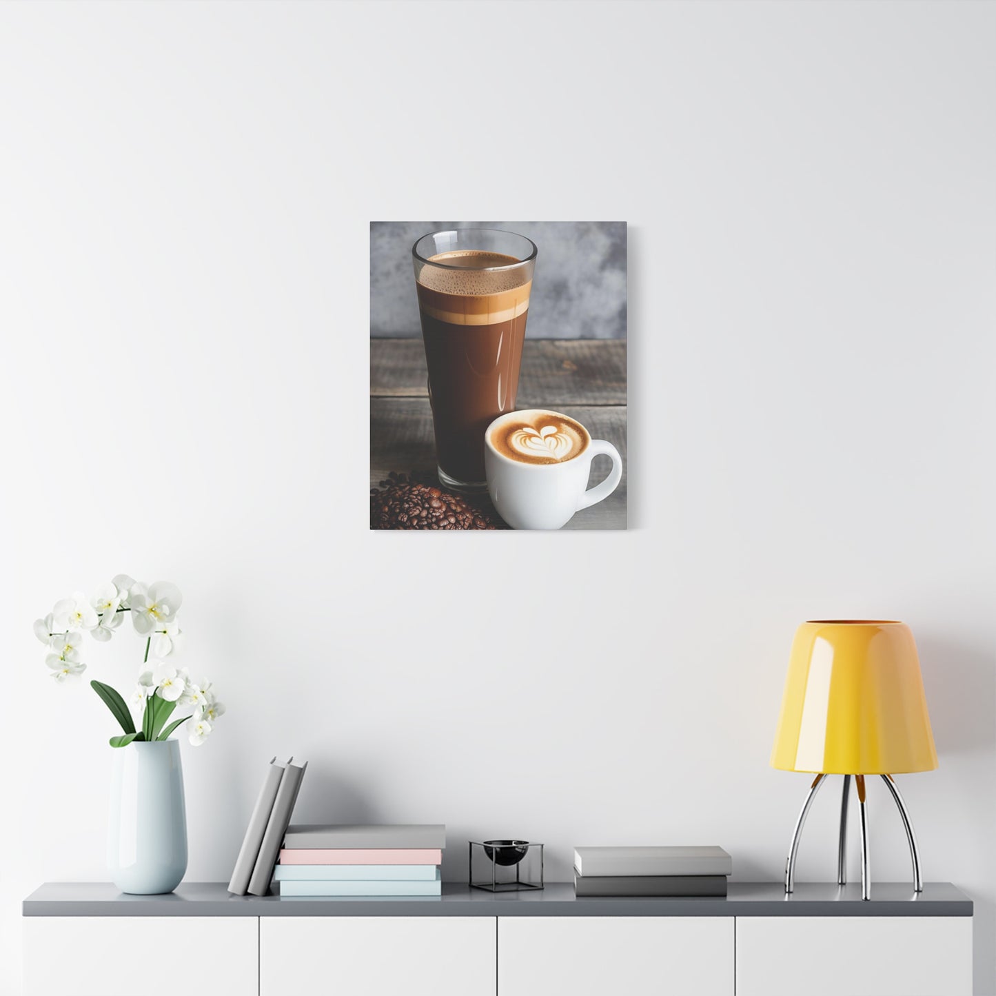 Coffee AI Gen Matte Canvas, Stretched, 1.25"