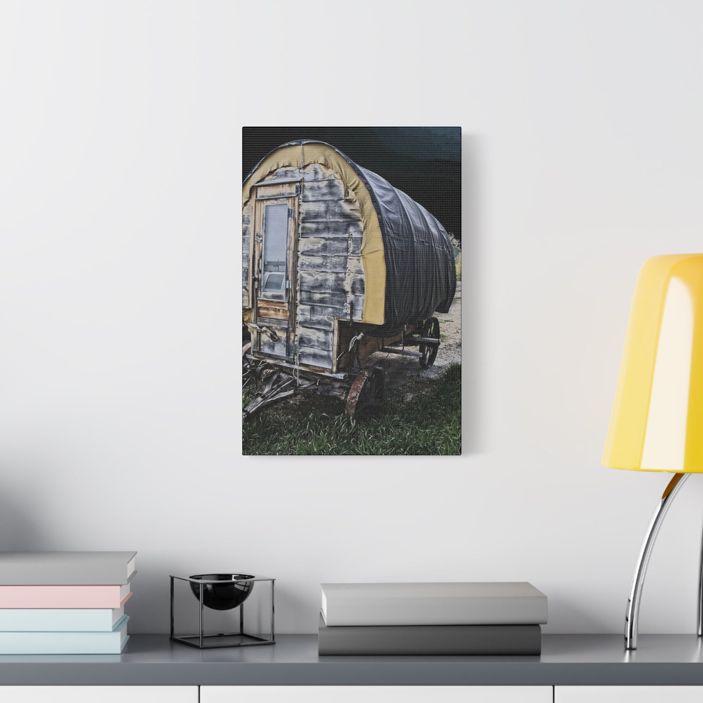 Chuck Wagon Matte Canvas, Stretched, 1.25"