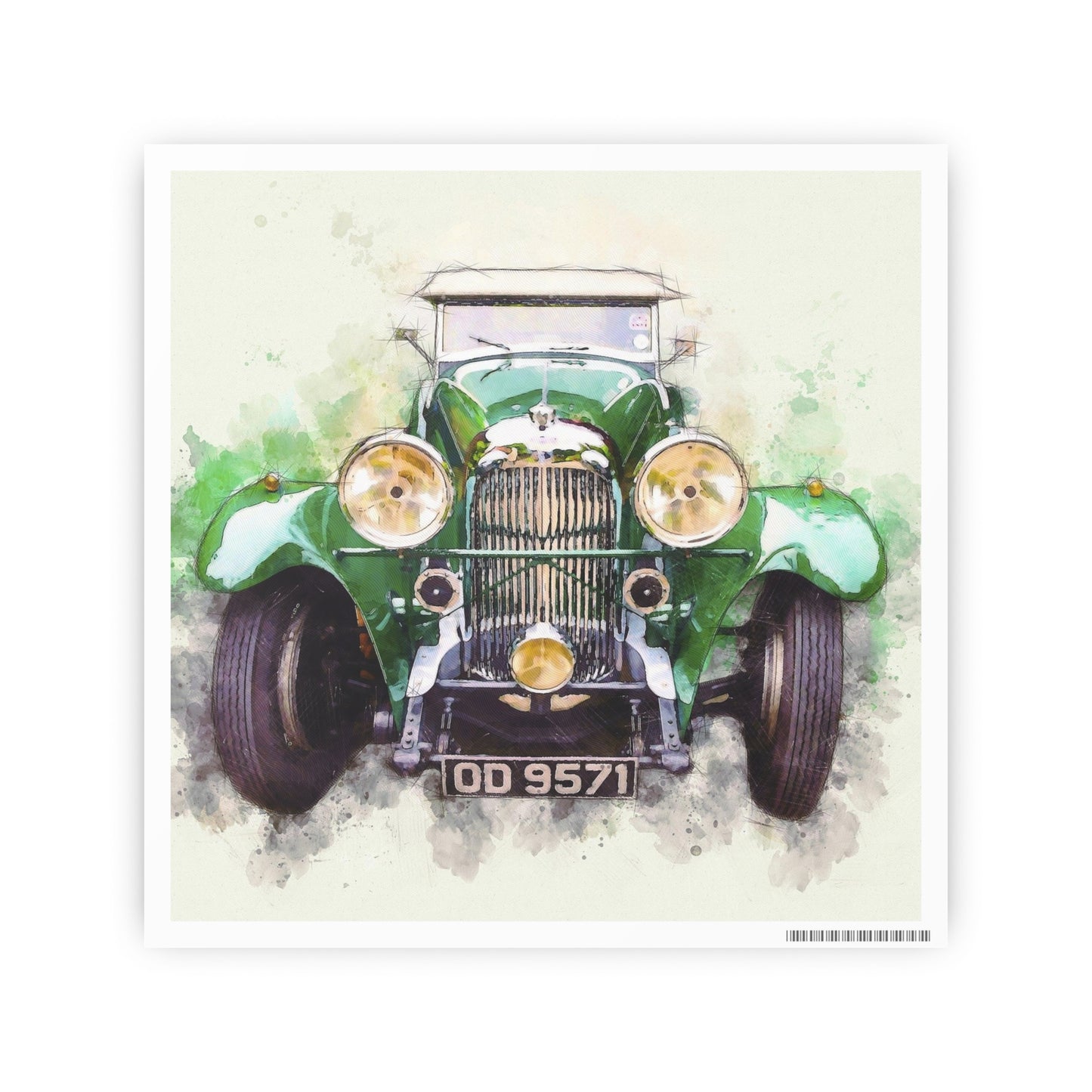 Car Photo Art Paper Posters