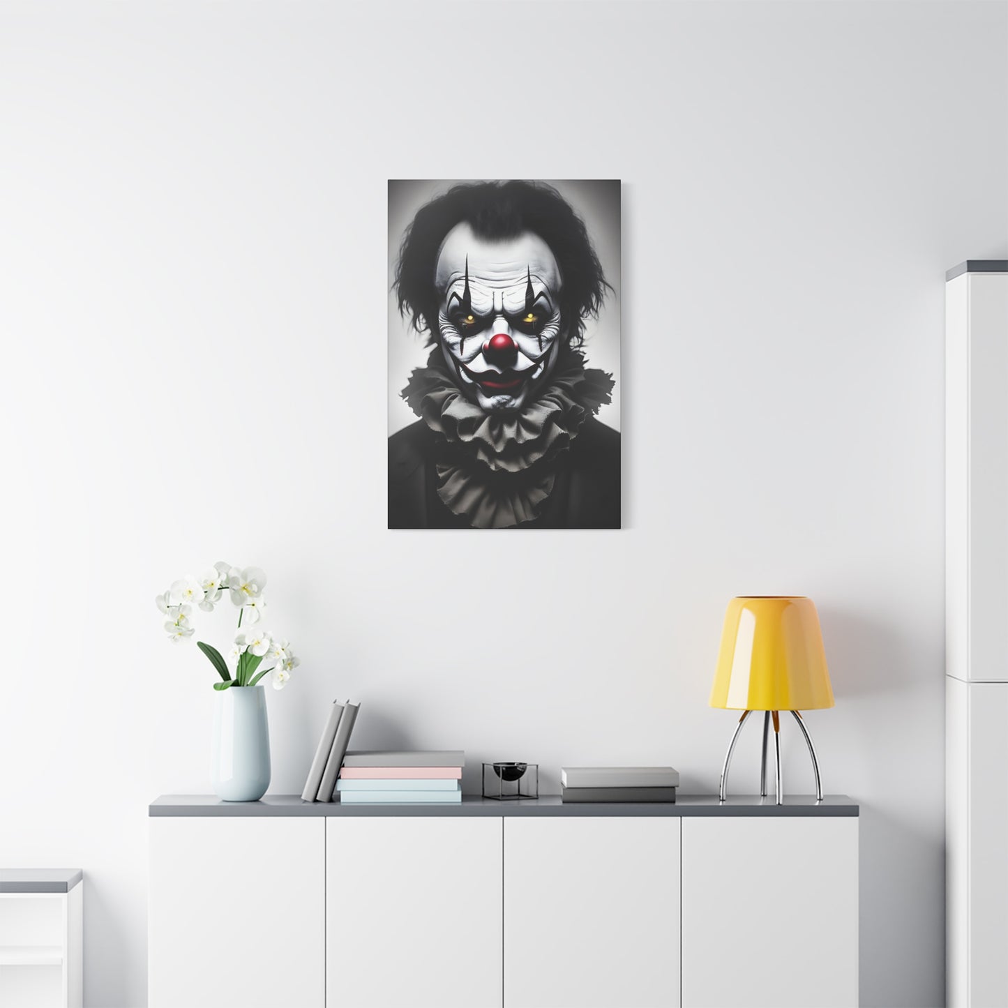 Clown AI Gen Matte Canvas, Stretched, 1.25"