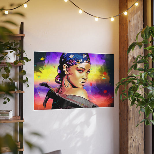 Woman Photo Art Paper Posters