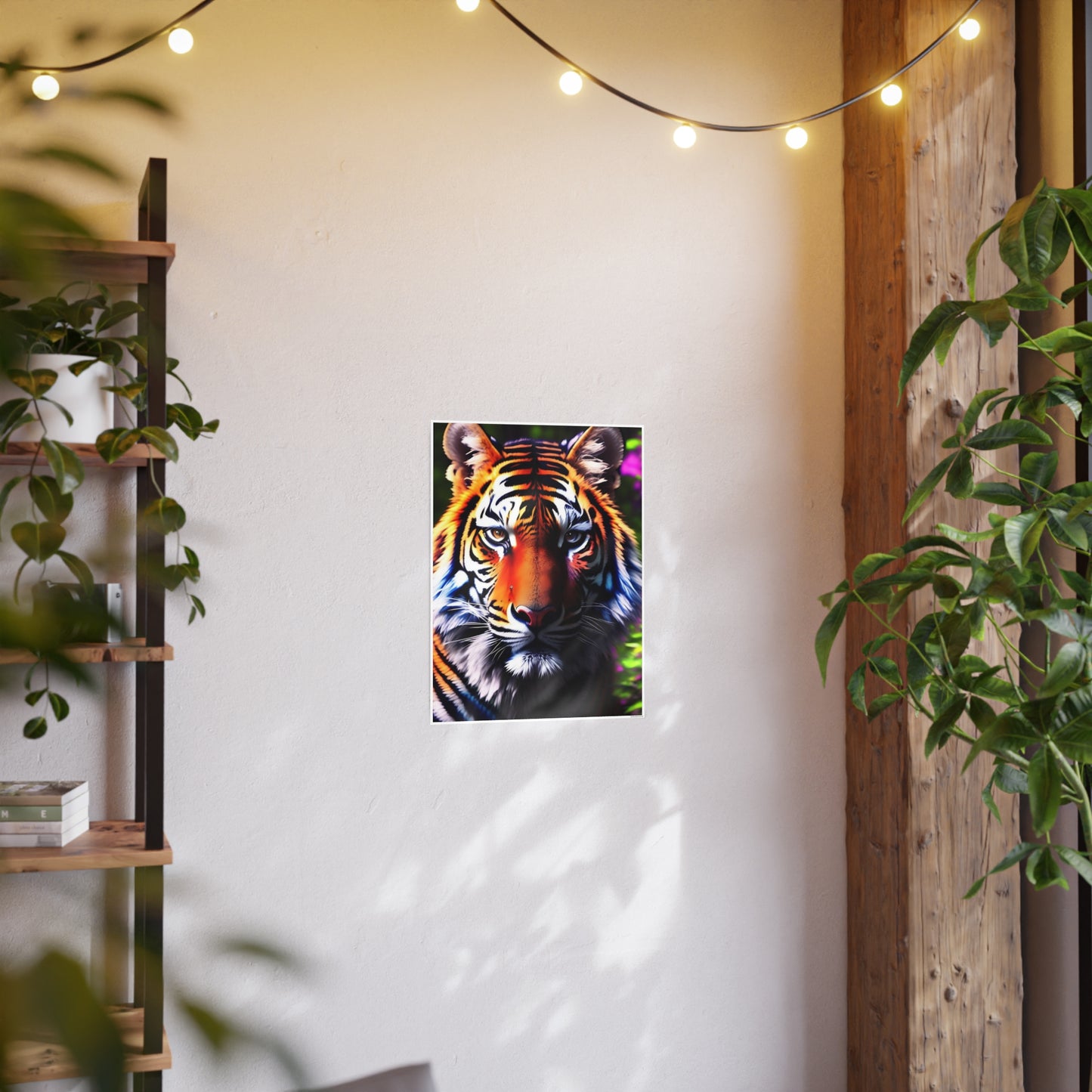 Tiger AI Gen Photo Art Paper Posters