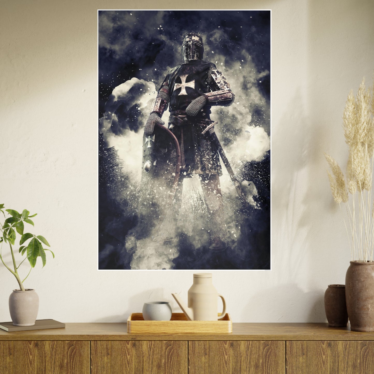 Knight Crusader Photo Art Paper Posters