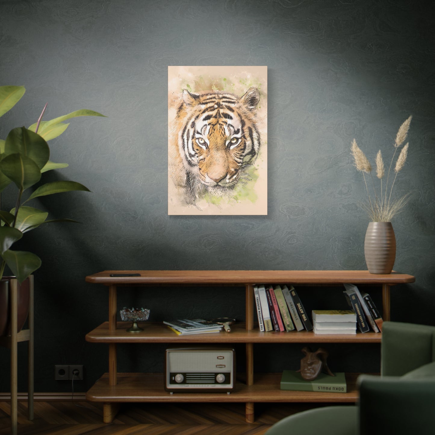 Tiger Matte Canvas, Stretched, 1.25"