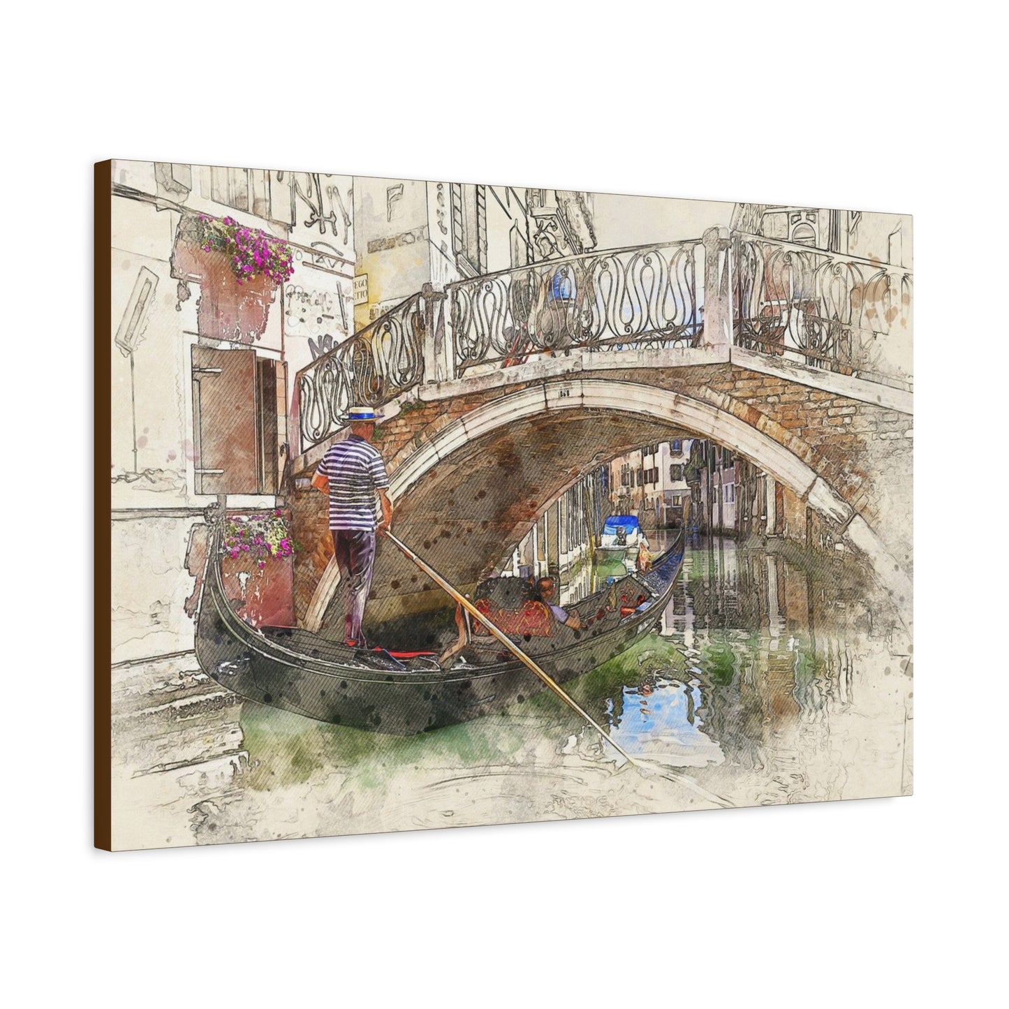 Gondola Matte Canvas, Stretched, 1.25"