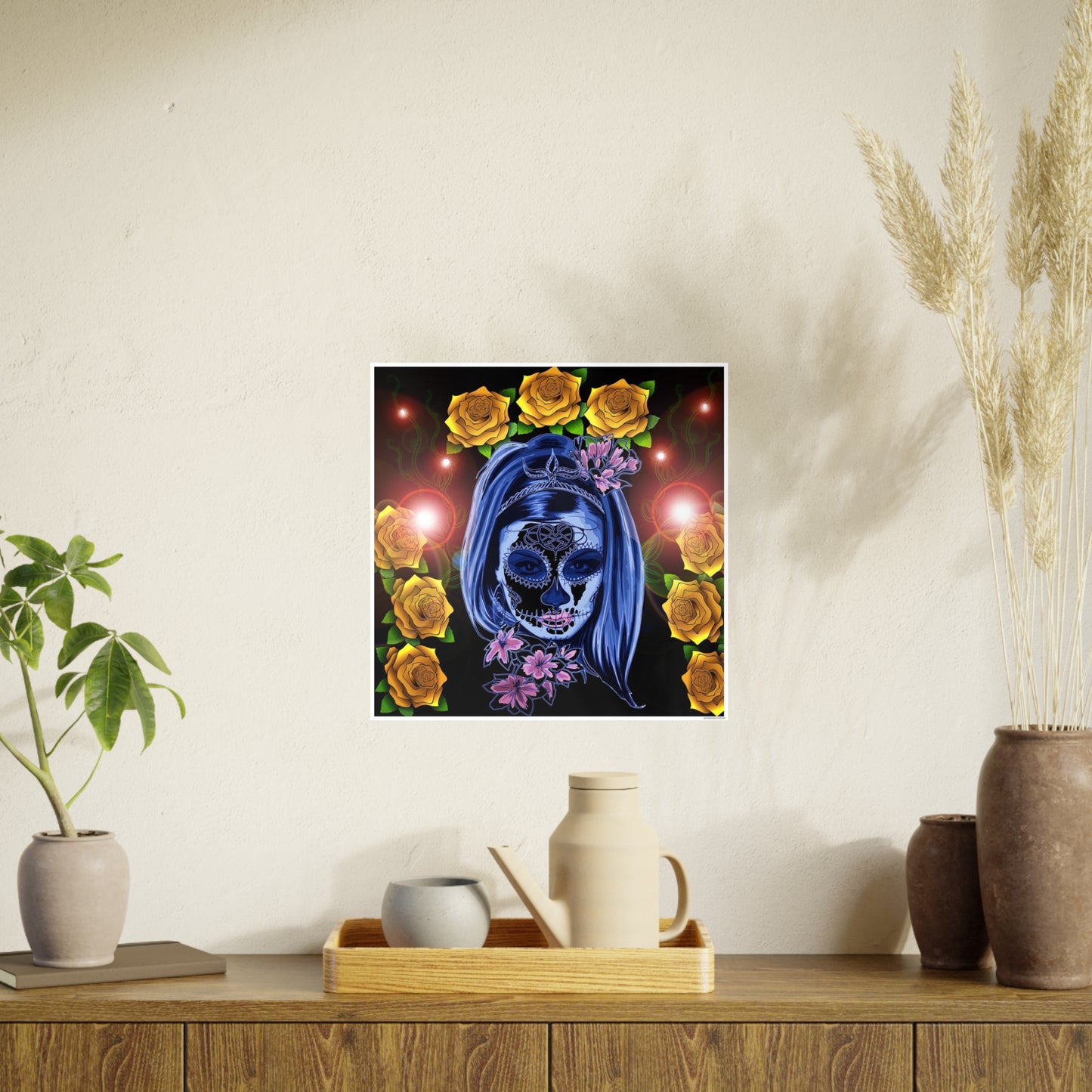 Day of the Dead Photo Art Paper Posters
