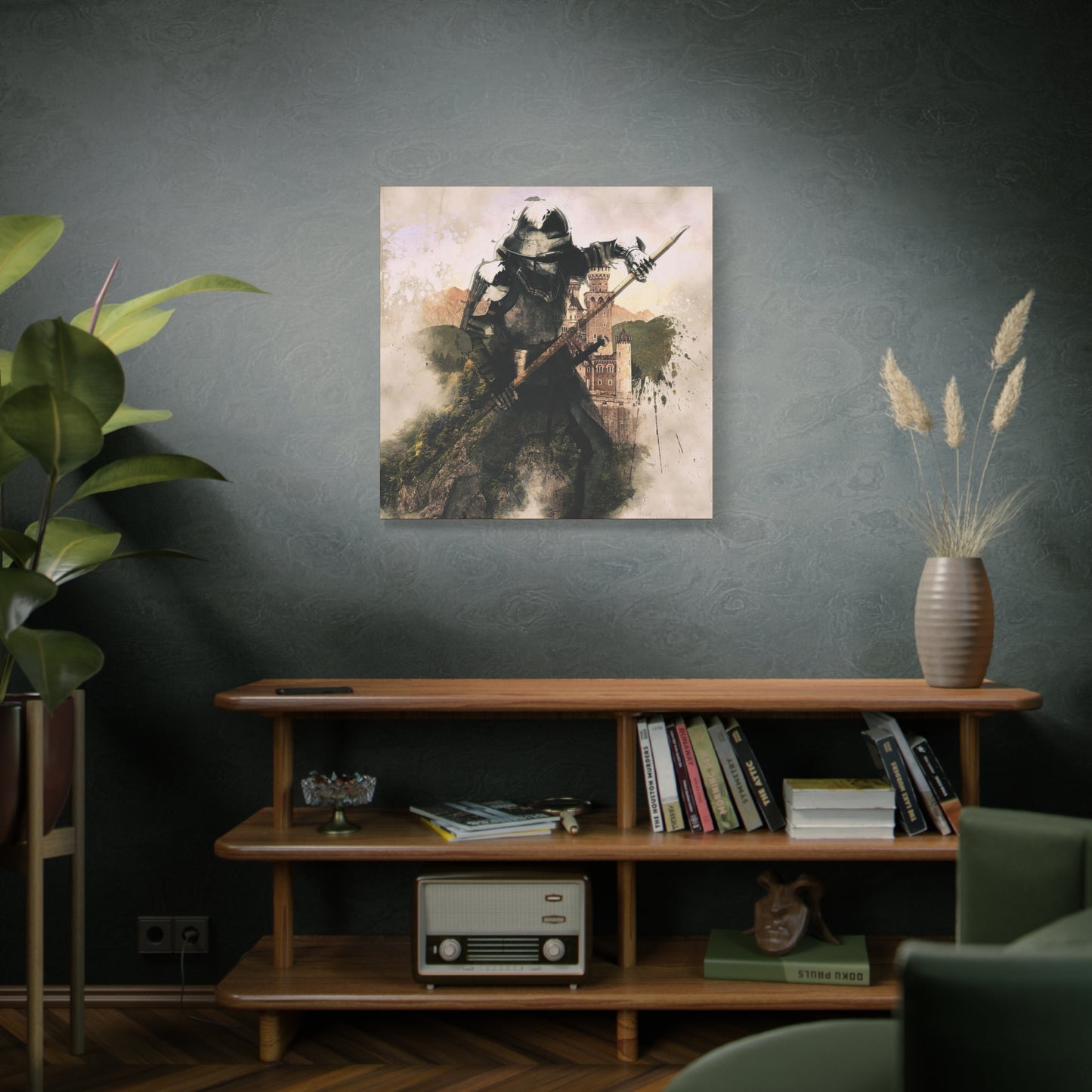 Medieval Knight Matte Canvas, Stretched, 1.25"