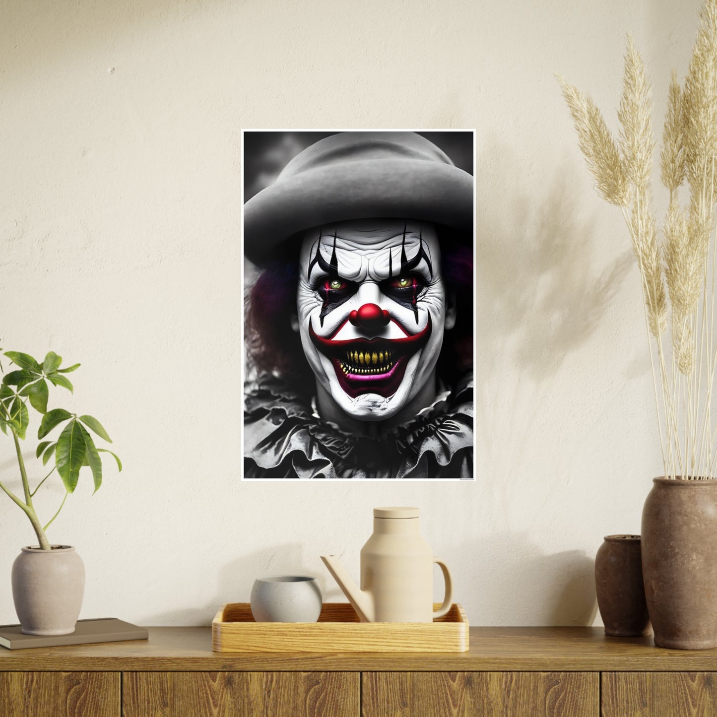 Clown AI Gen Photo Art Paper Posters
