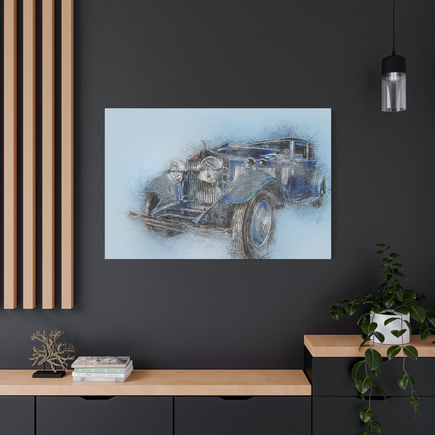 Old Car Matte Canvas, Stretched, 1.25"