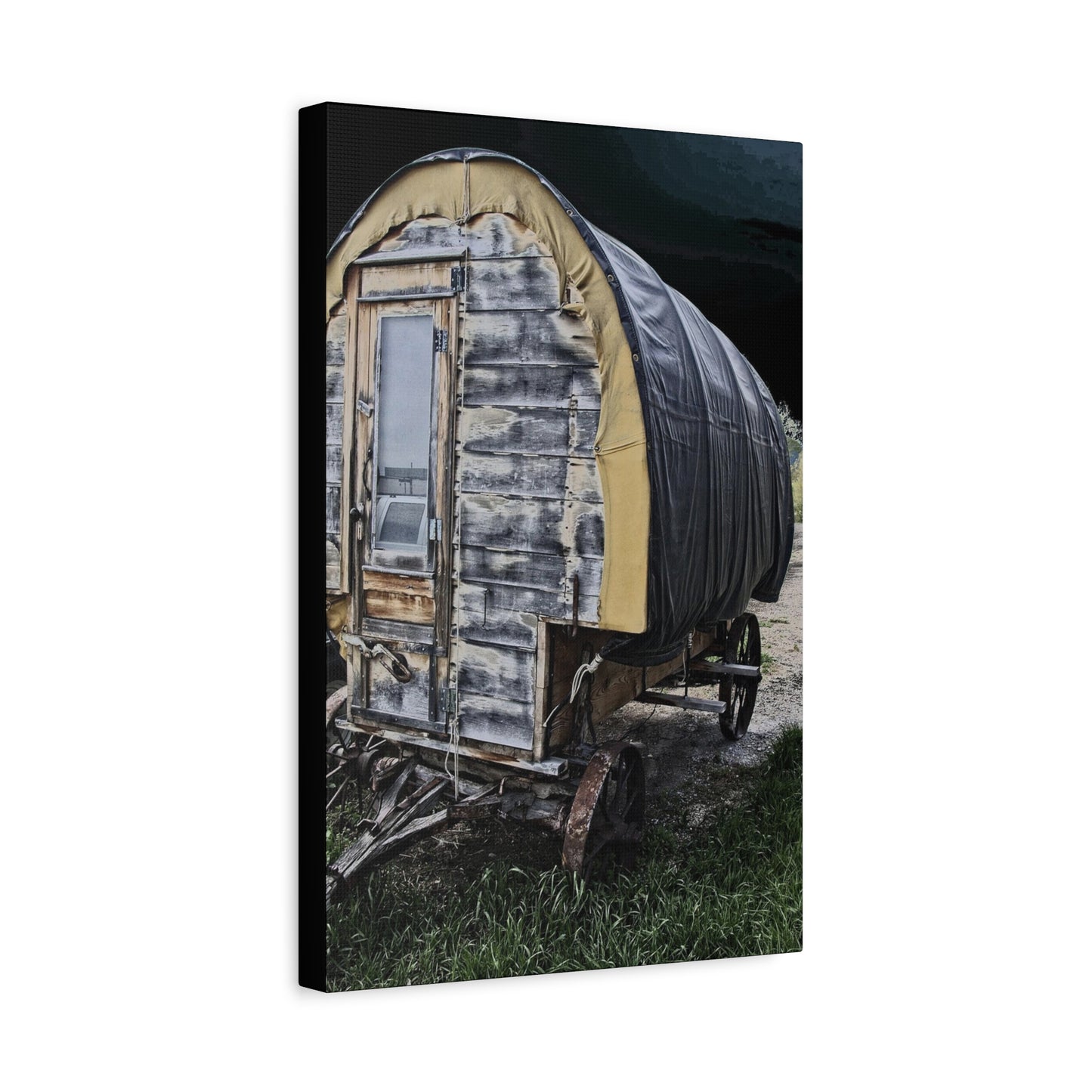 Chuck Wagon Matte Canvas, Stretched, 1.25"