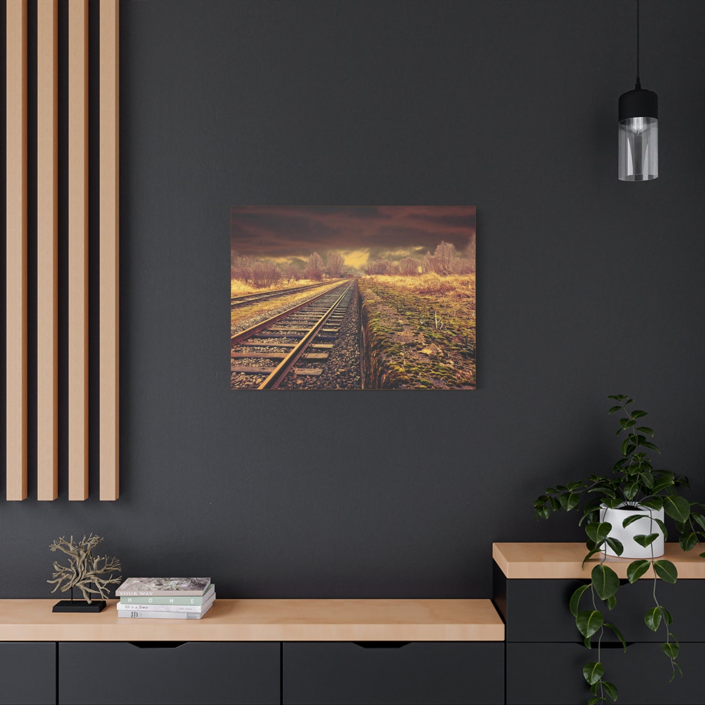 Tracks Matte Canvas, Stretched, 1.25"