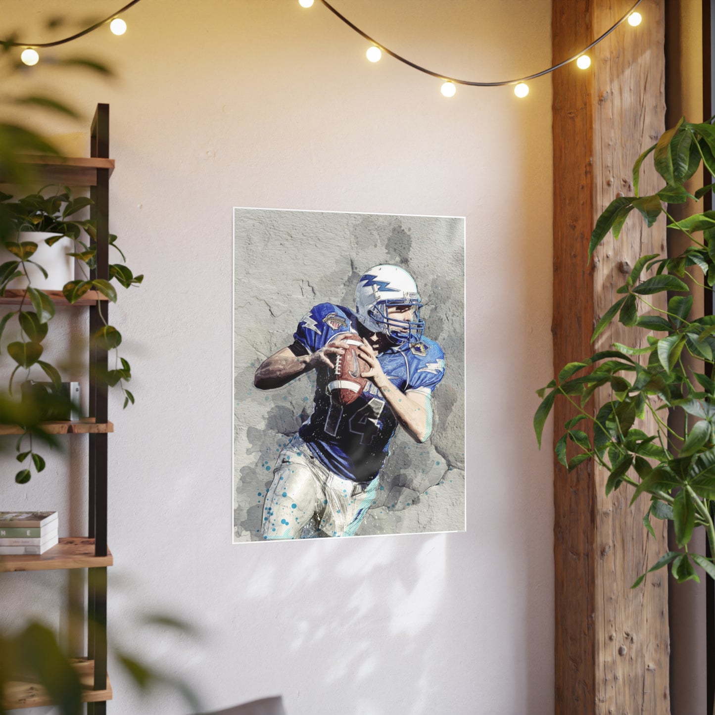 Quarterback Photo Art Paper Posters