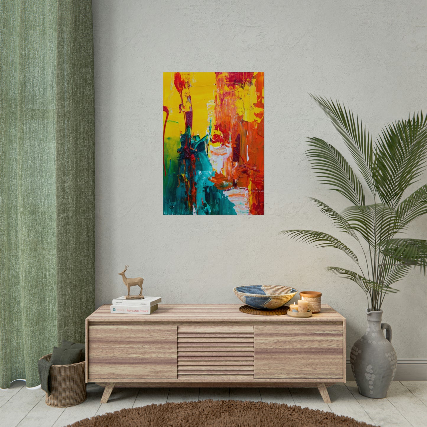 Abstract Rolled Posters