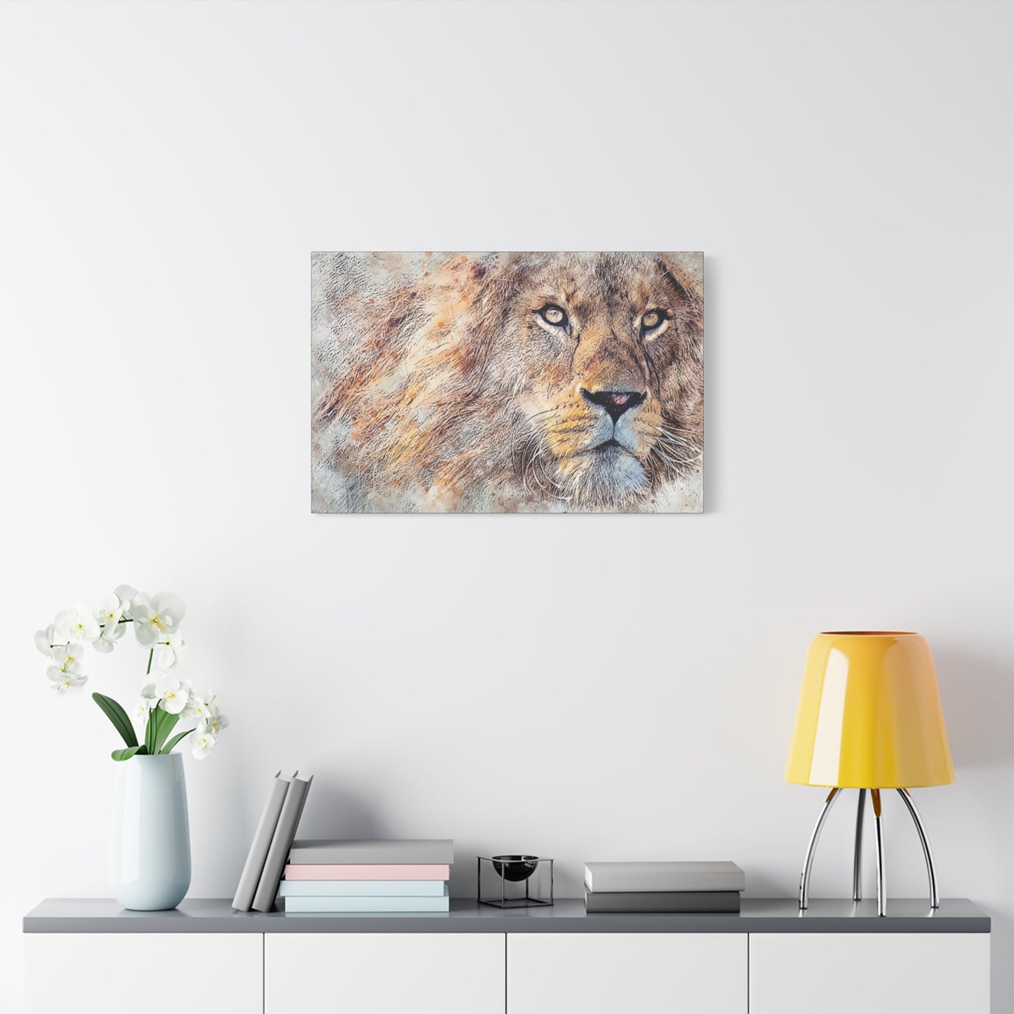 Lion Matte Canvas, Stretched, 1.25"