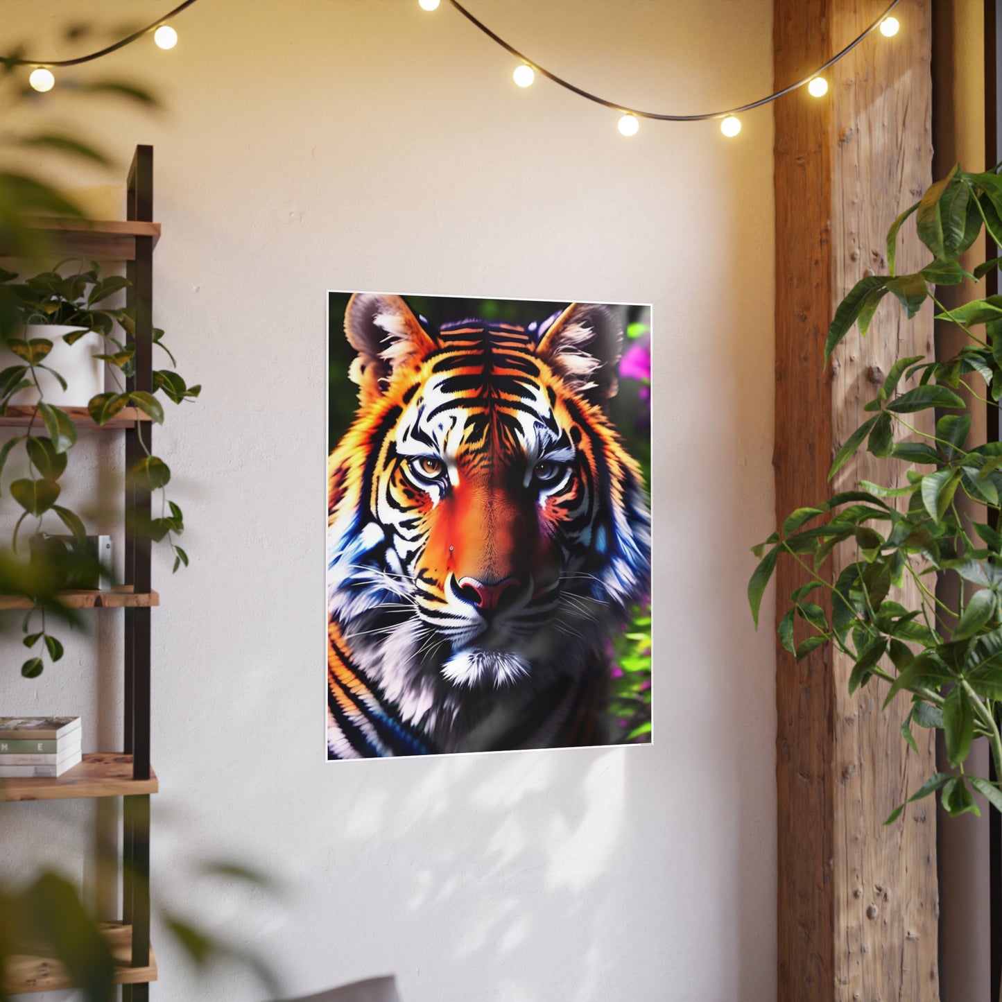 Tiger AI Gen Photo Art Paper Posters