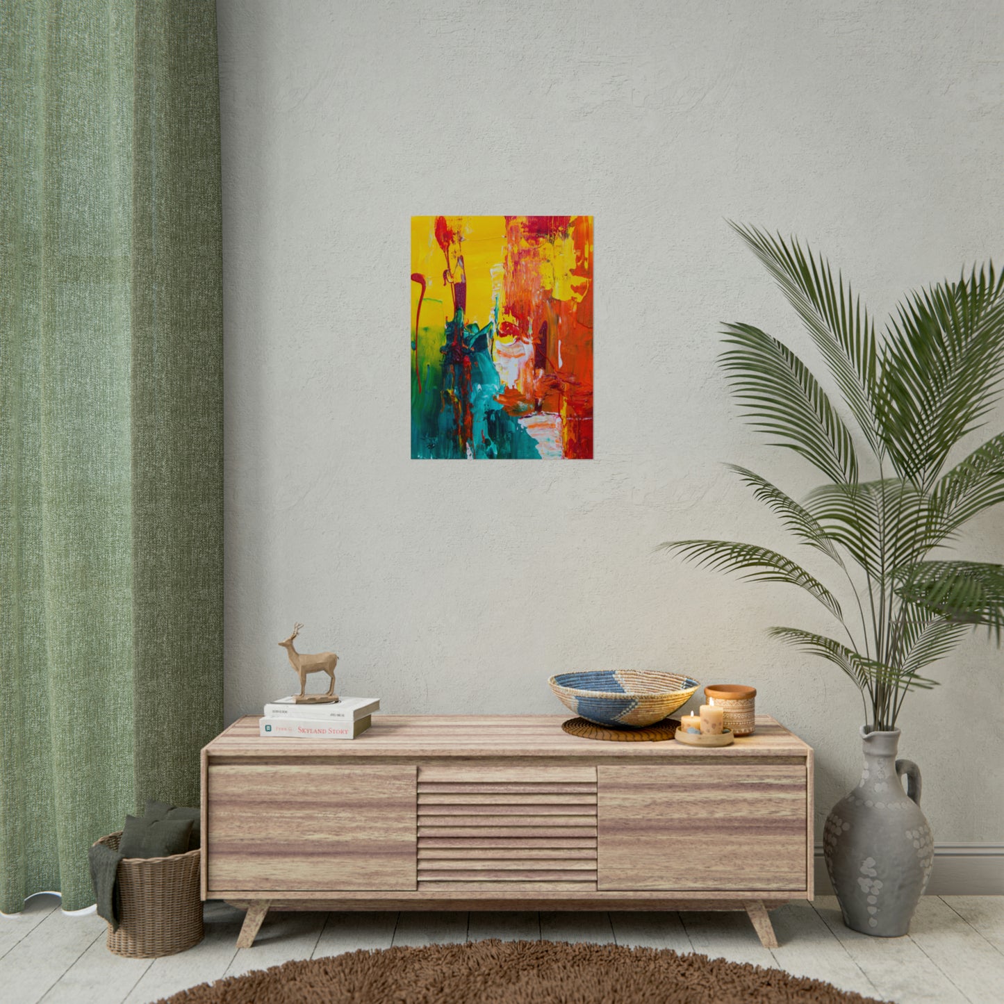 Abstract Rolled Posters