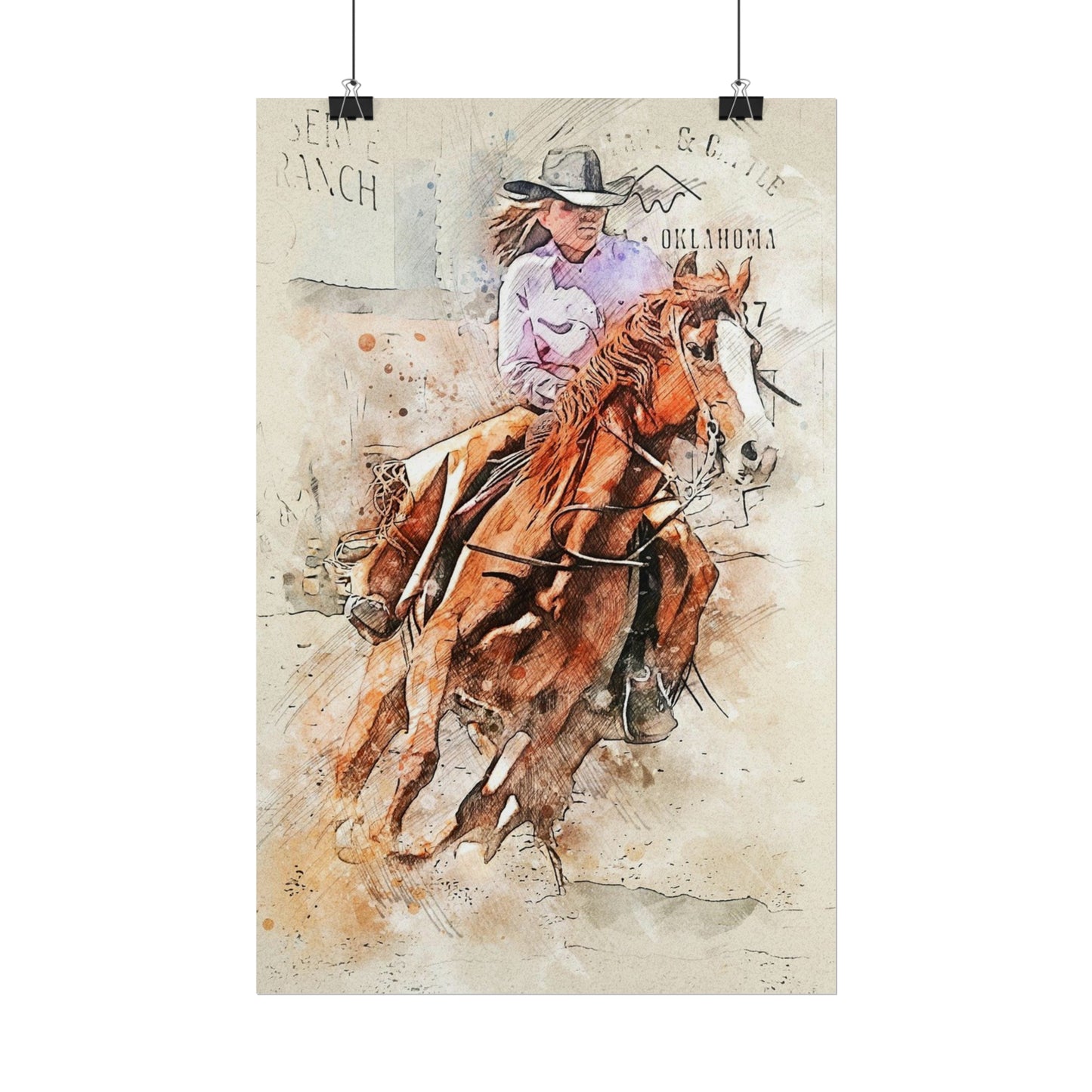 Rodeo Rolled Posters