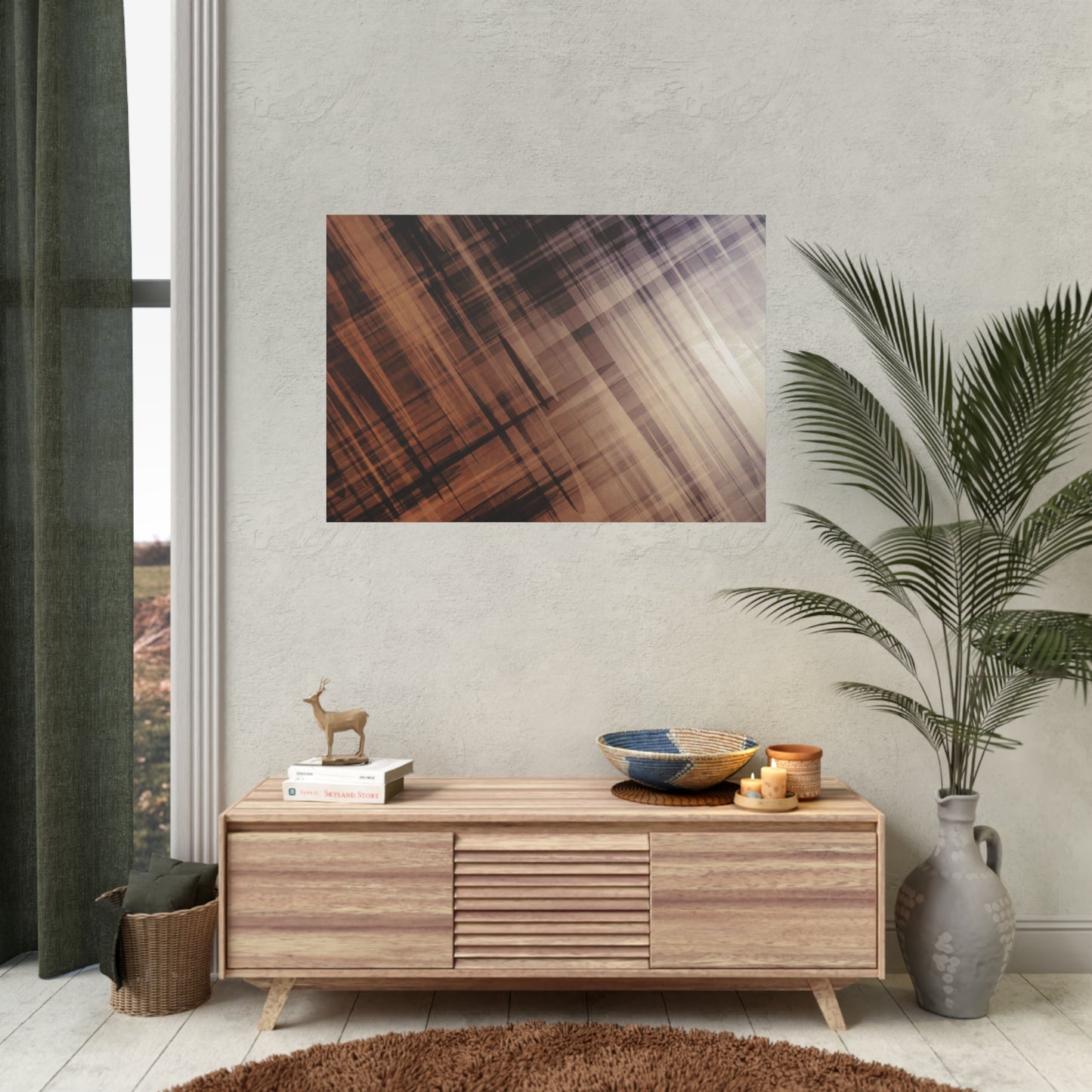 Abstract Rolled Posters