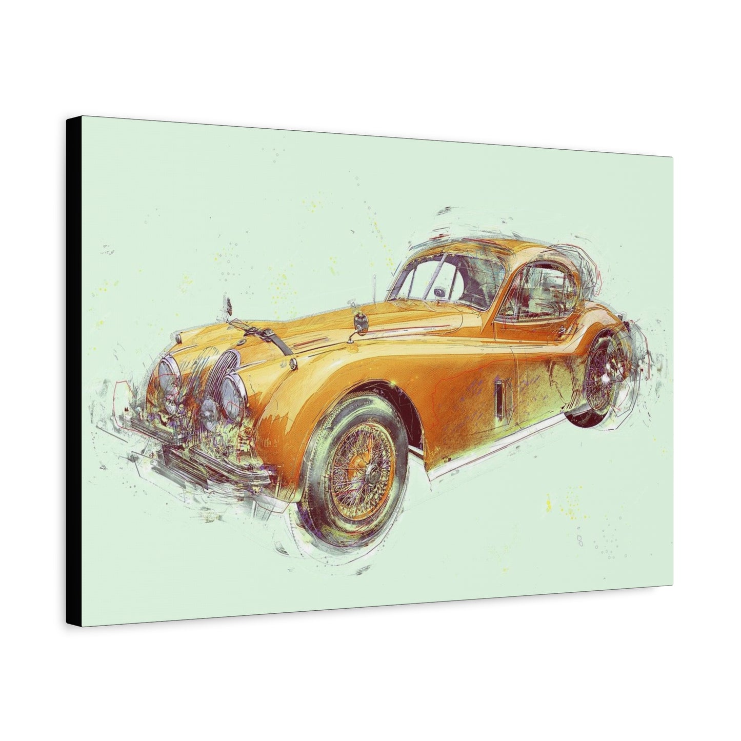 Jaguar Matte Canvas, Stretched, 1.25"