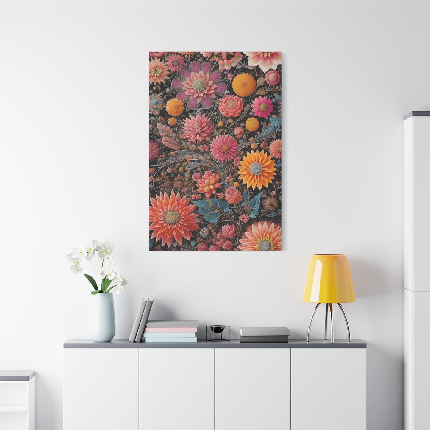 Flowers AI Gen Matte Canvas, Stretched, 1.25"