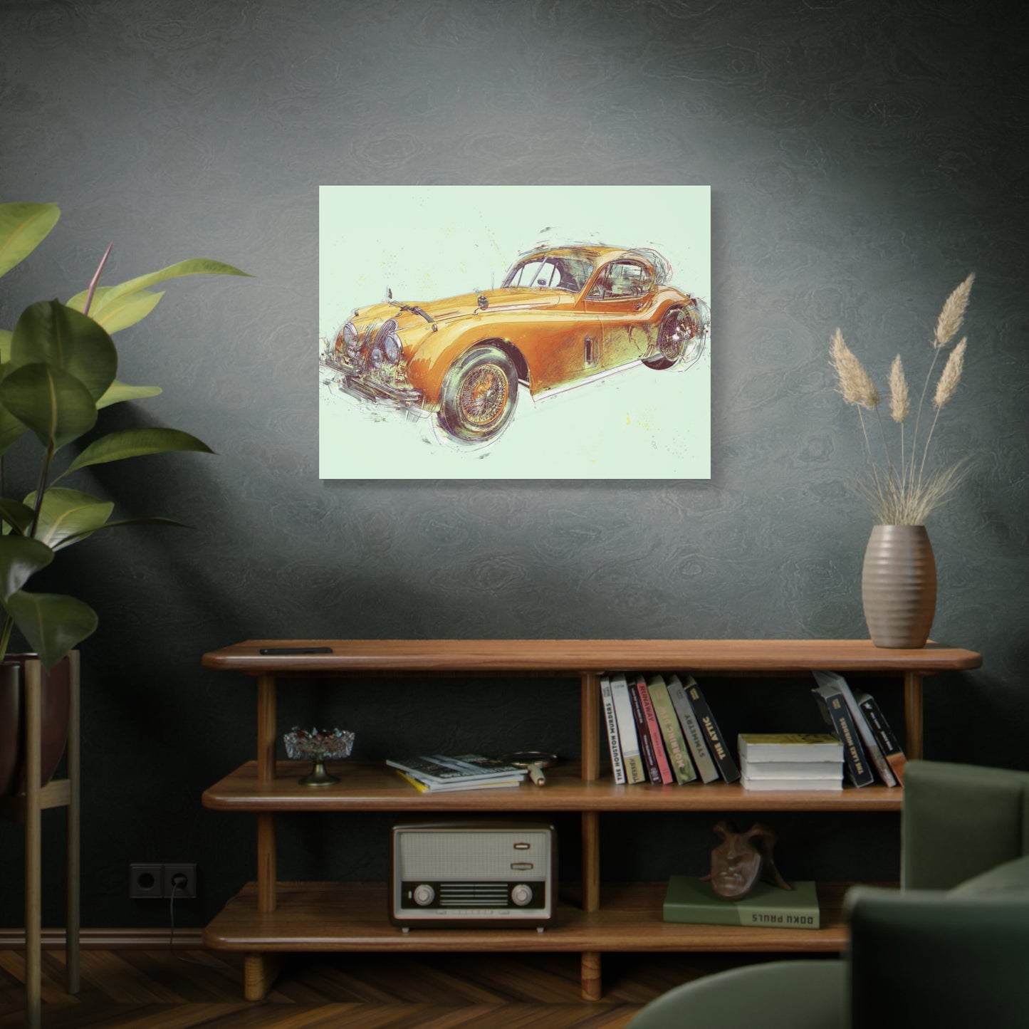 Jaguar Matte Canvas, Stretched, 1.25"