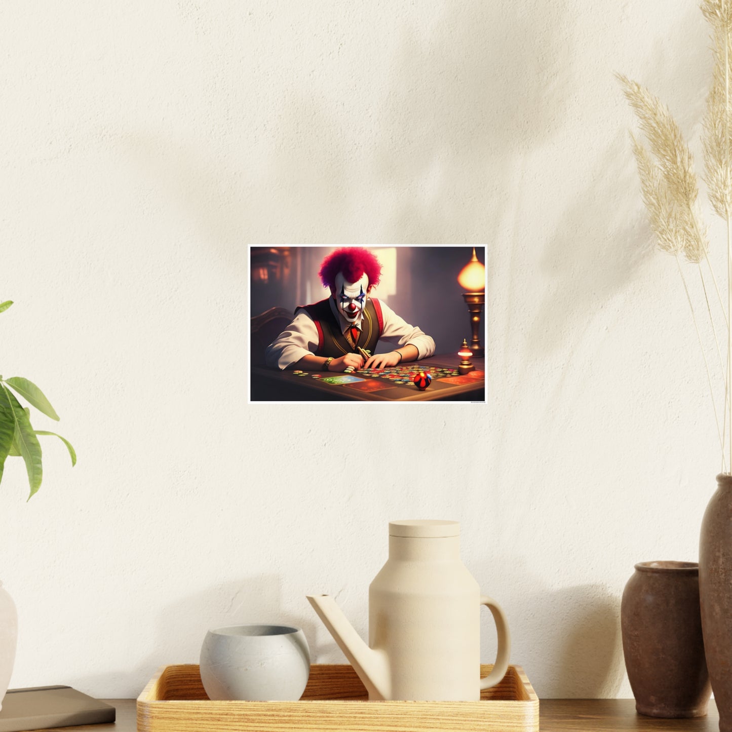 Clown AI Gen Photo Art Paper Posters