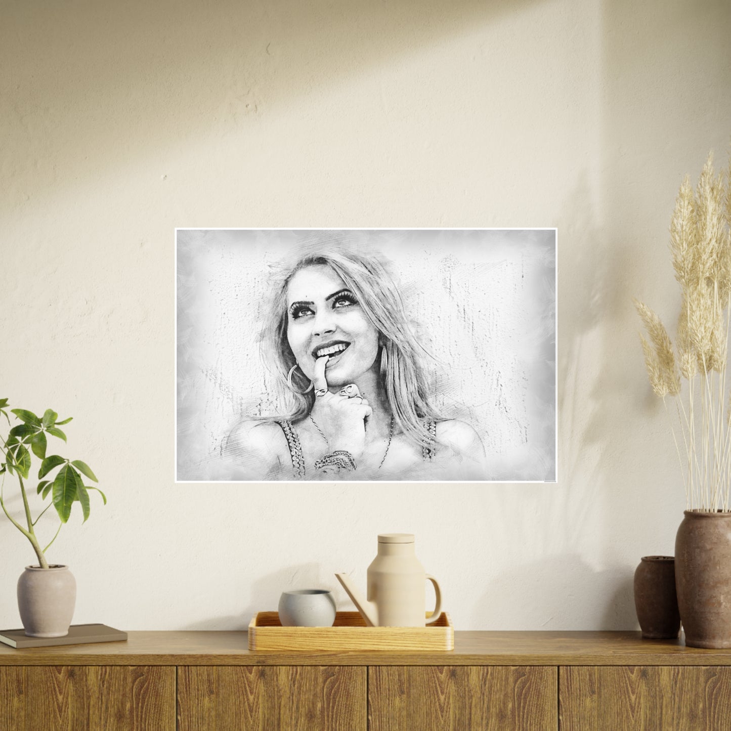 Woman Photo Art Paper Posters
