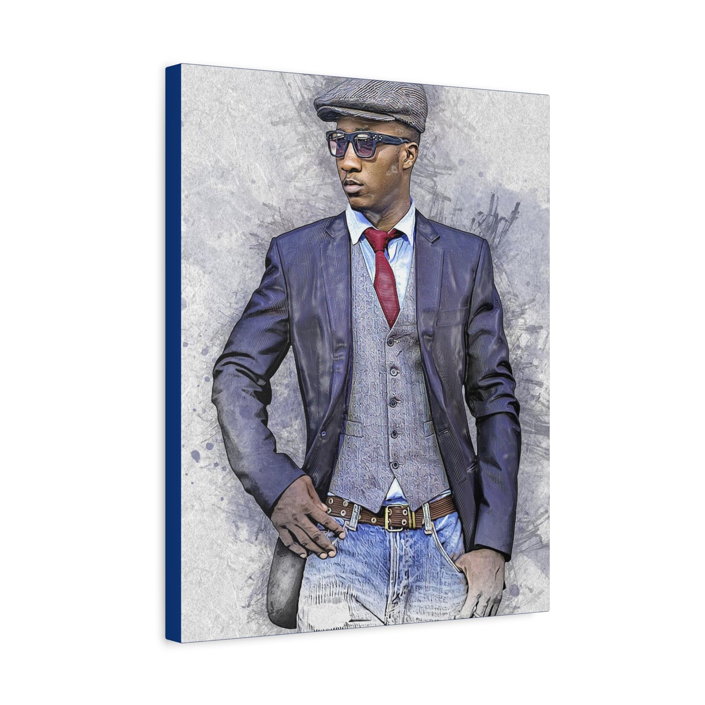 Man Model  Matte Canvas, Stretched, 1.25"