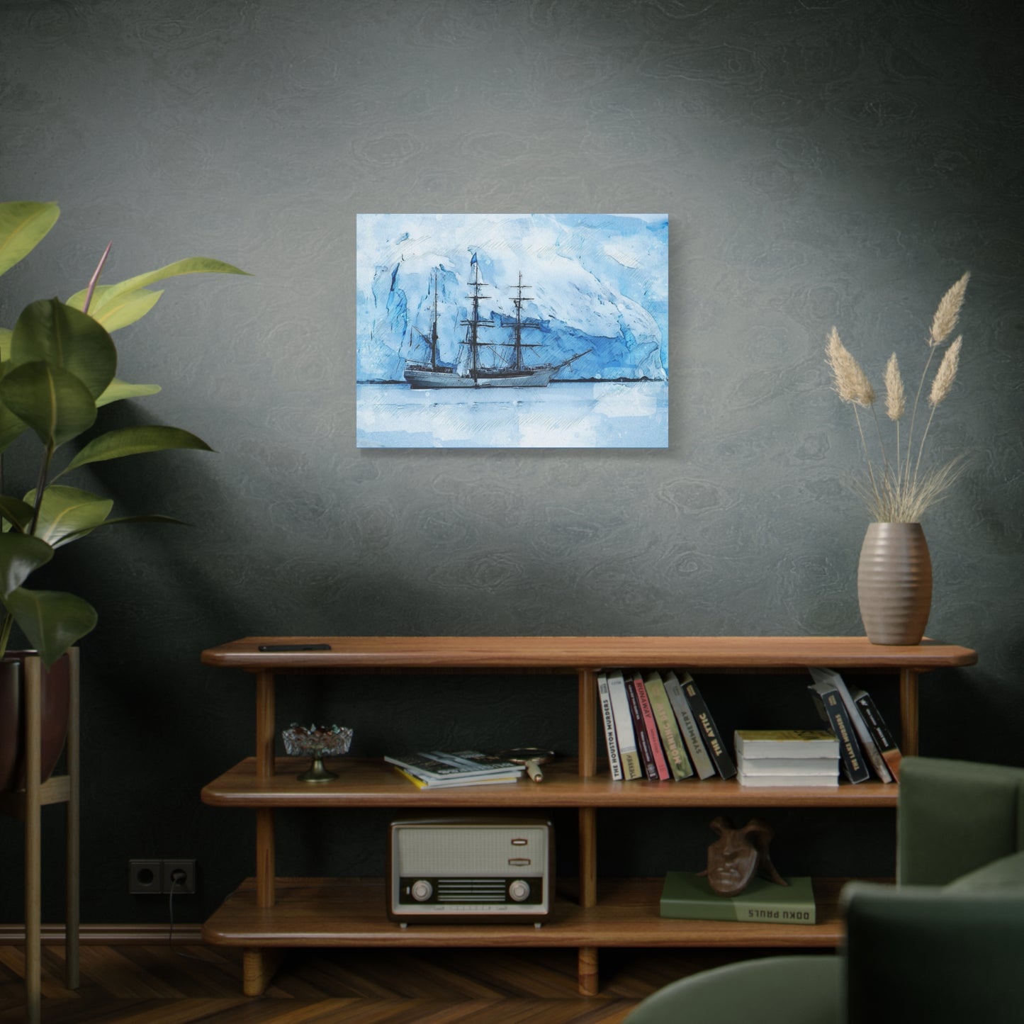 Ship Matte Canvas, Stretched, 1.25"