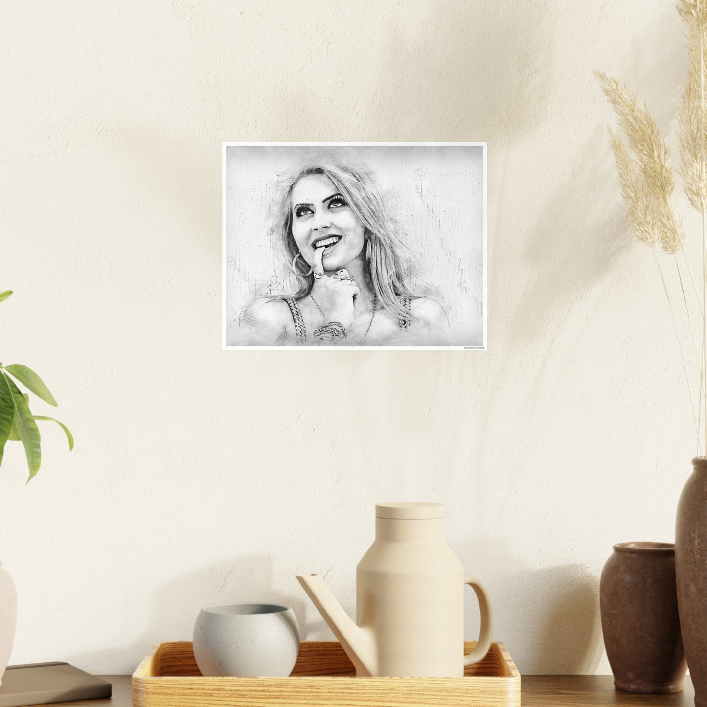 Woman Photo Art Paper Posters