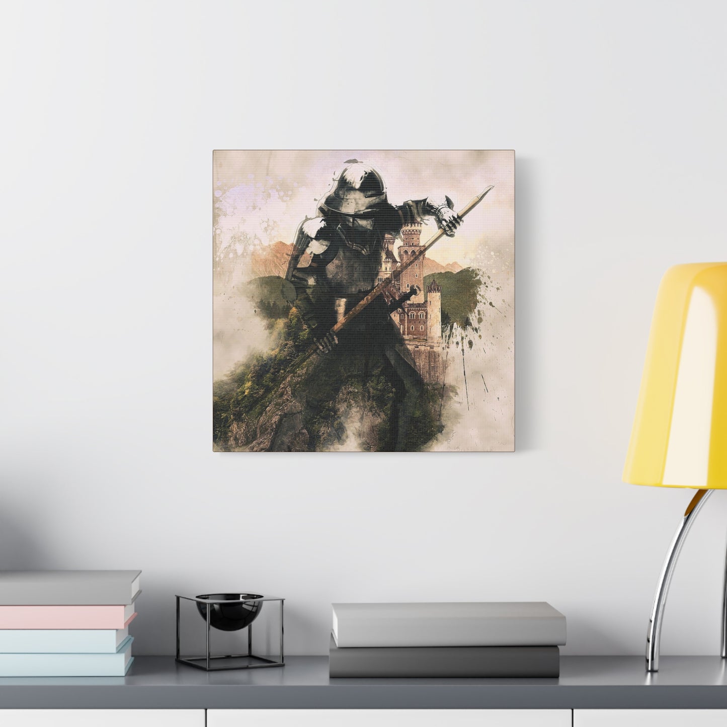 Medieval Knight Matte Canvas, Stretched, 1.25"