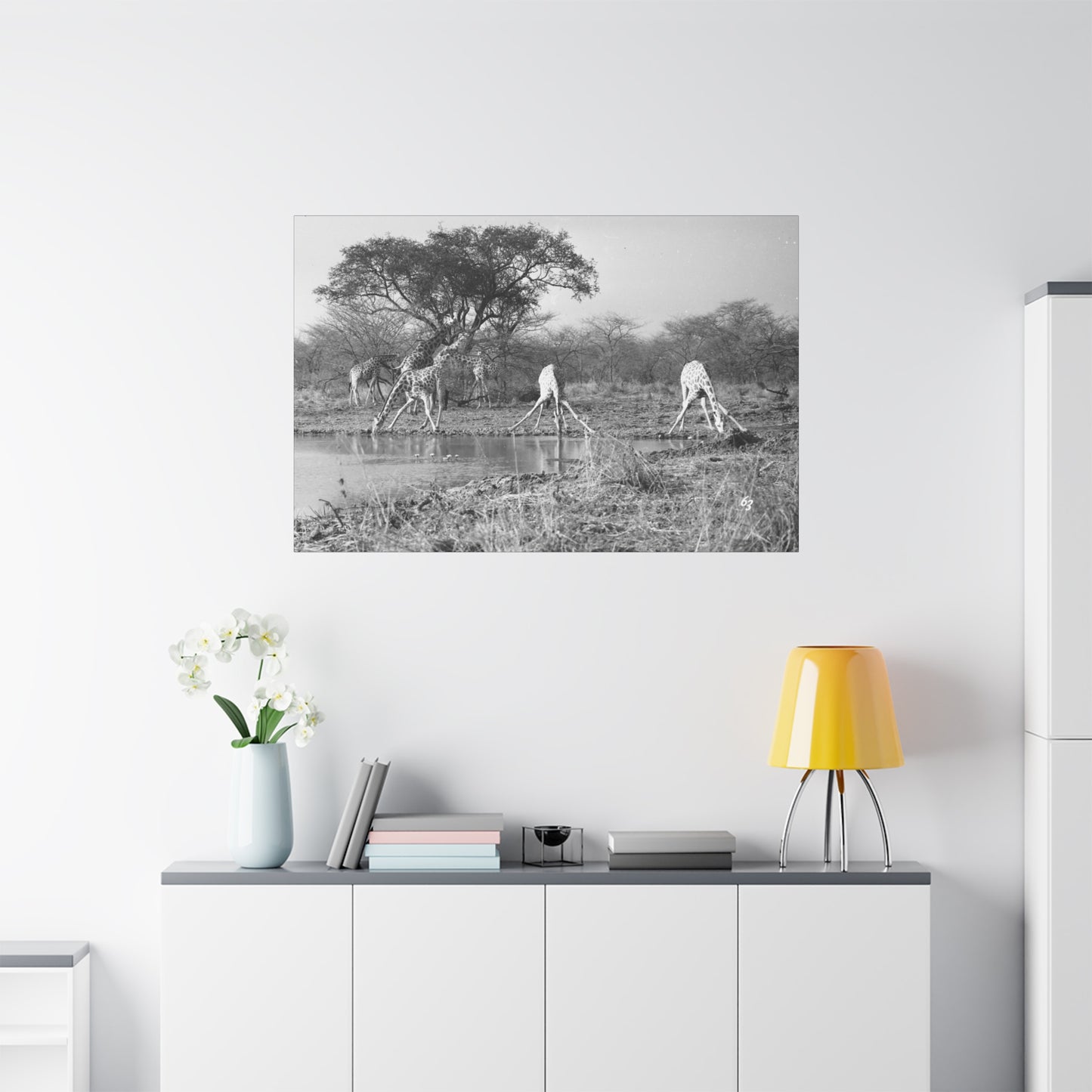 Girafe Matte Canvas, Stretched, 1.25"