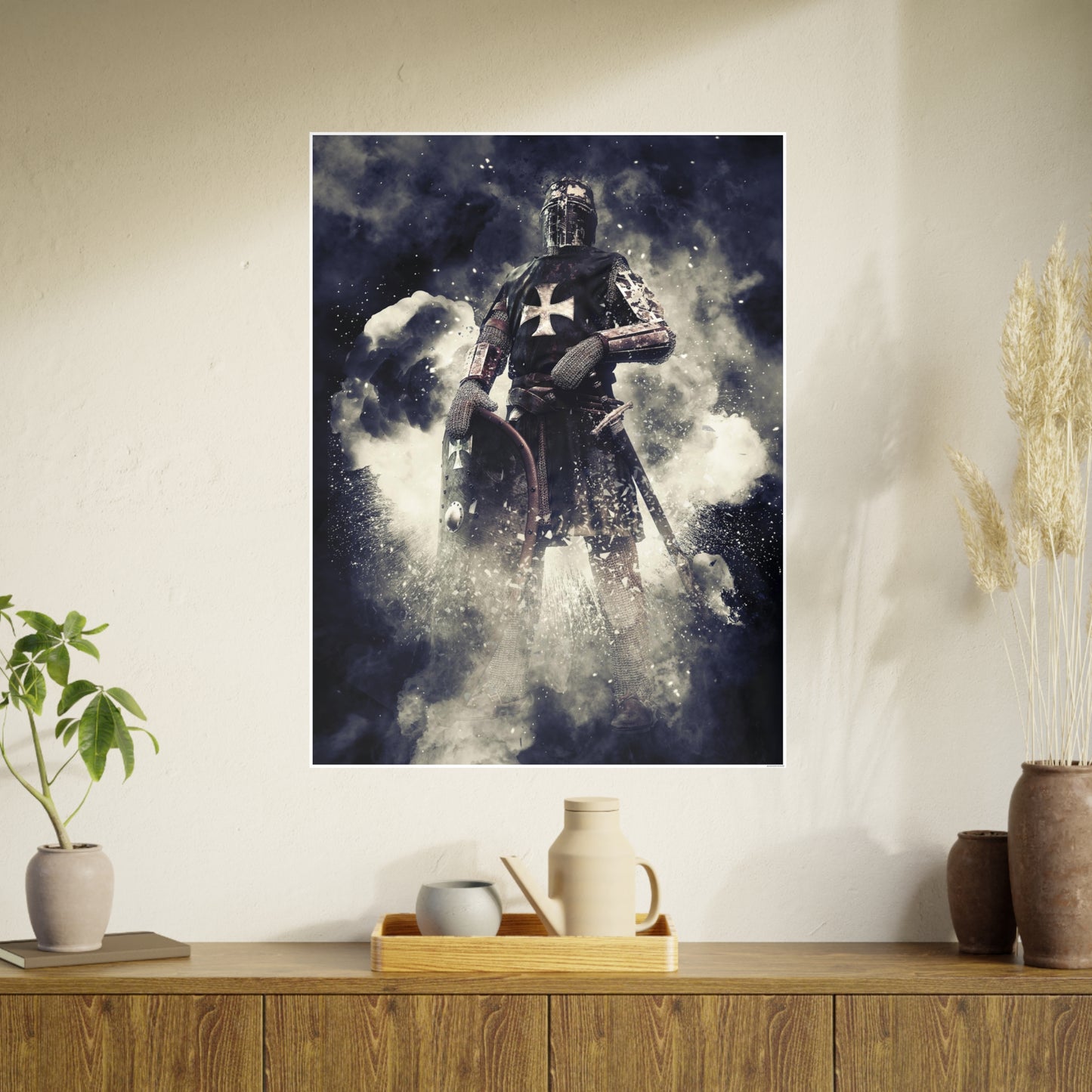 Knight Crusader Photo Art Paper Posters