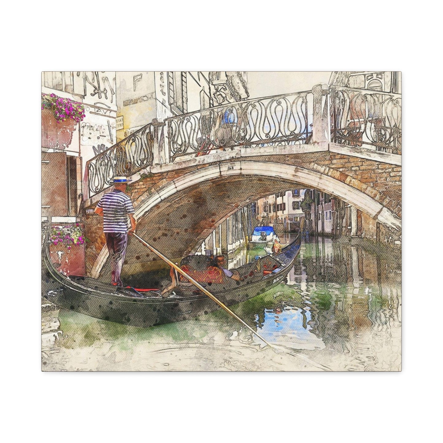 Gondola Matte Canvas, Stretched, 1.25"