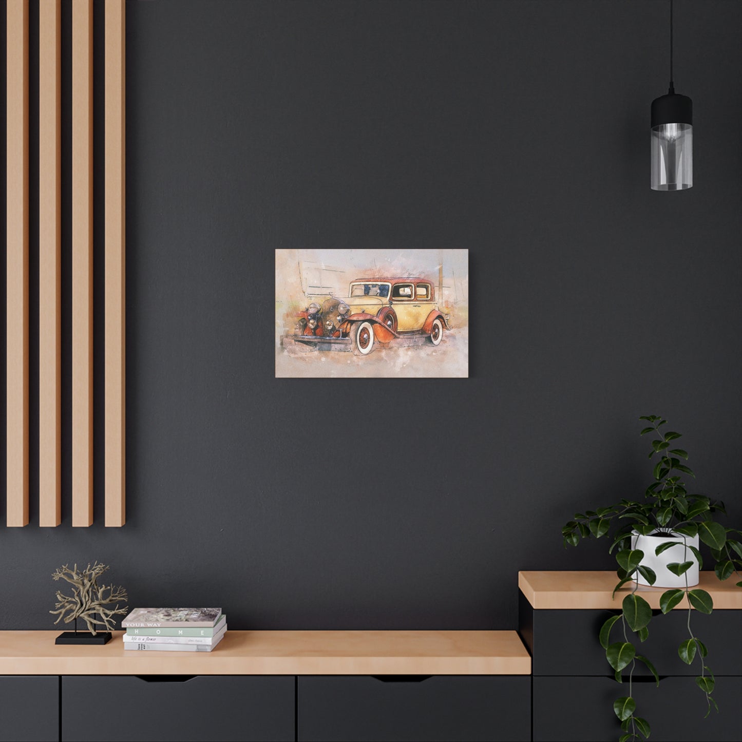 Cadillac Matte Canvas, Stretched, 1.25"