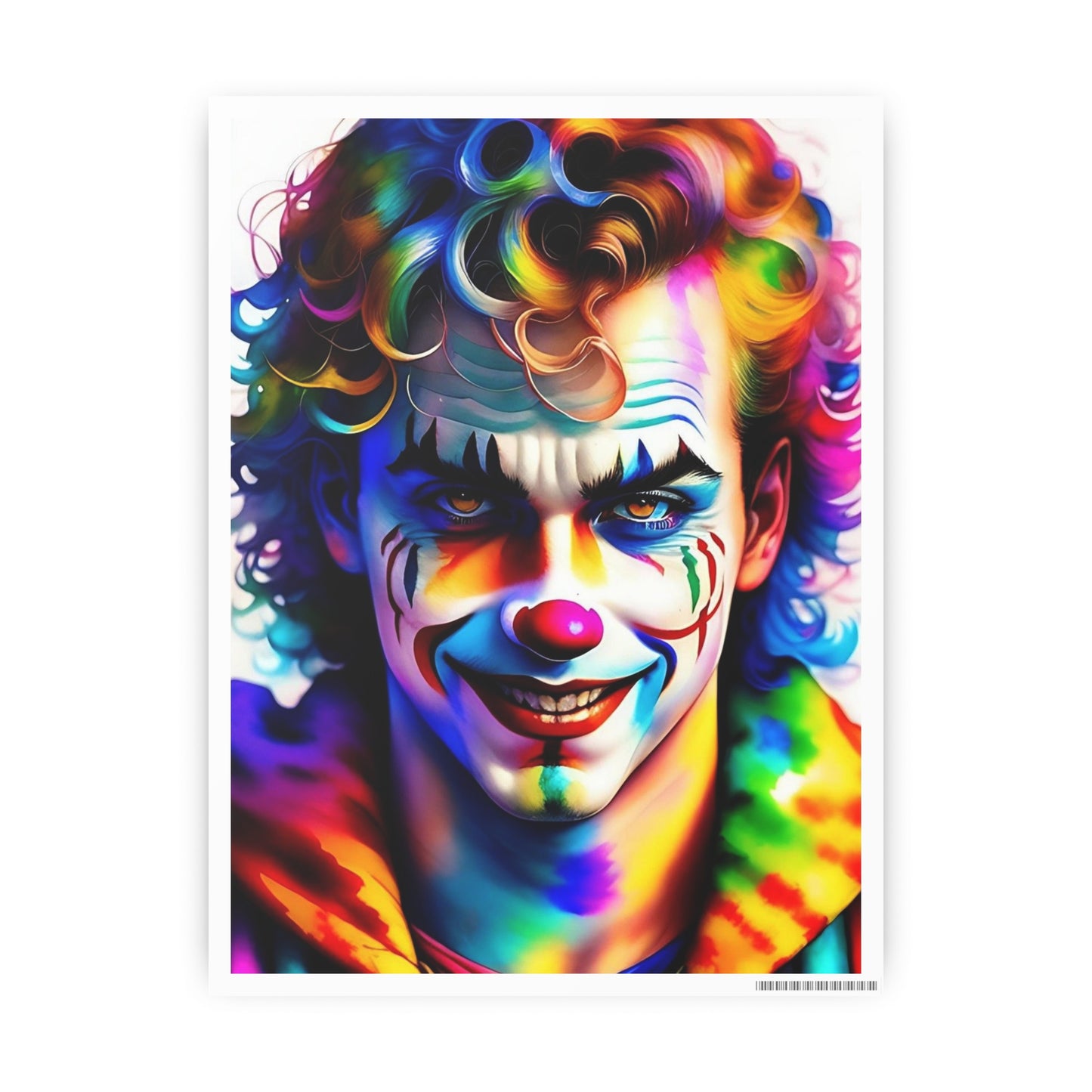 Clown AI Gen Photo Art Paper Posters