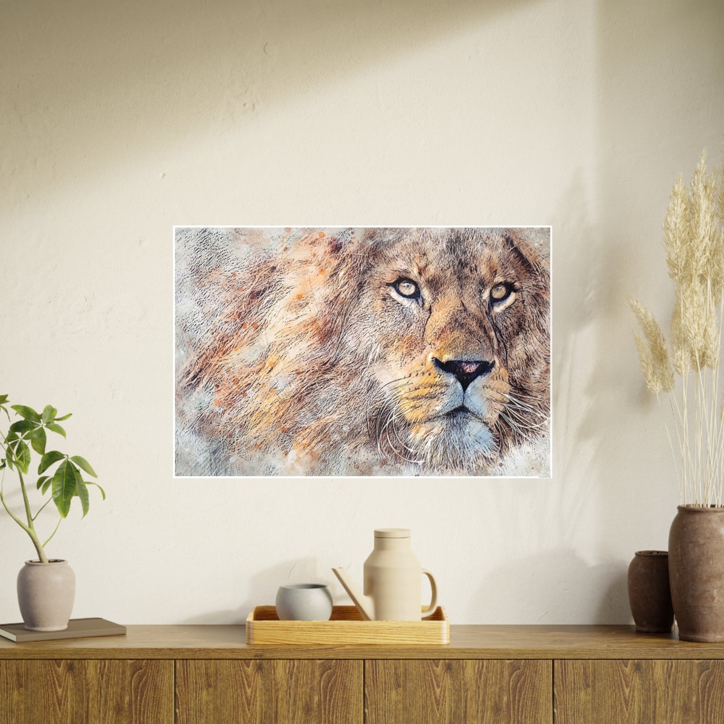 Lion Photo Art Paper Posters