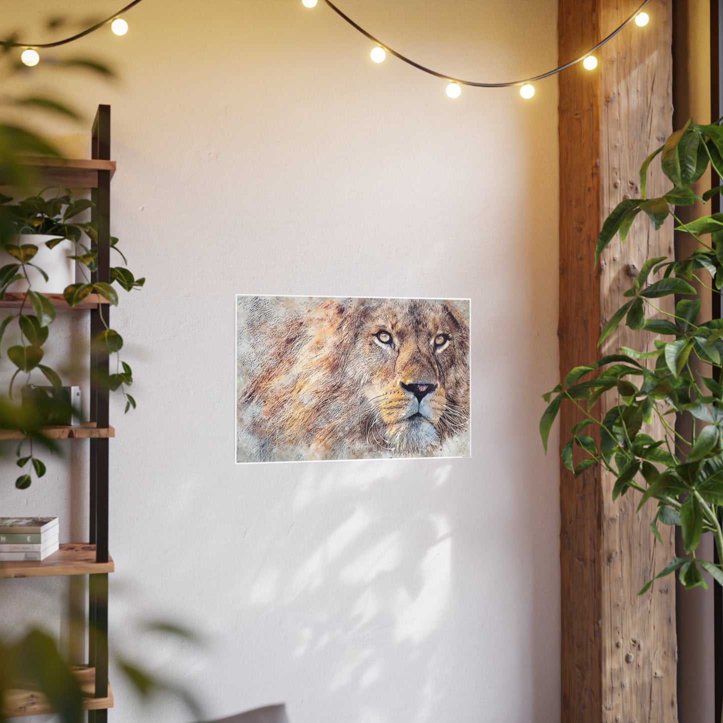 Lion Photo Art Paper Posters