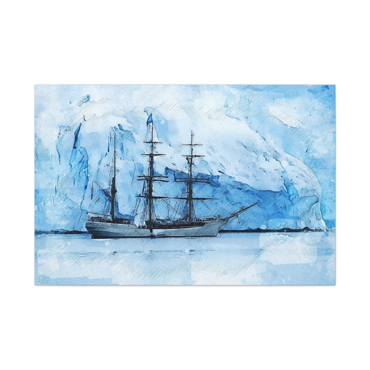 Ship Matte Canvas, Stretched, 1.25"