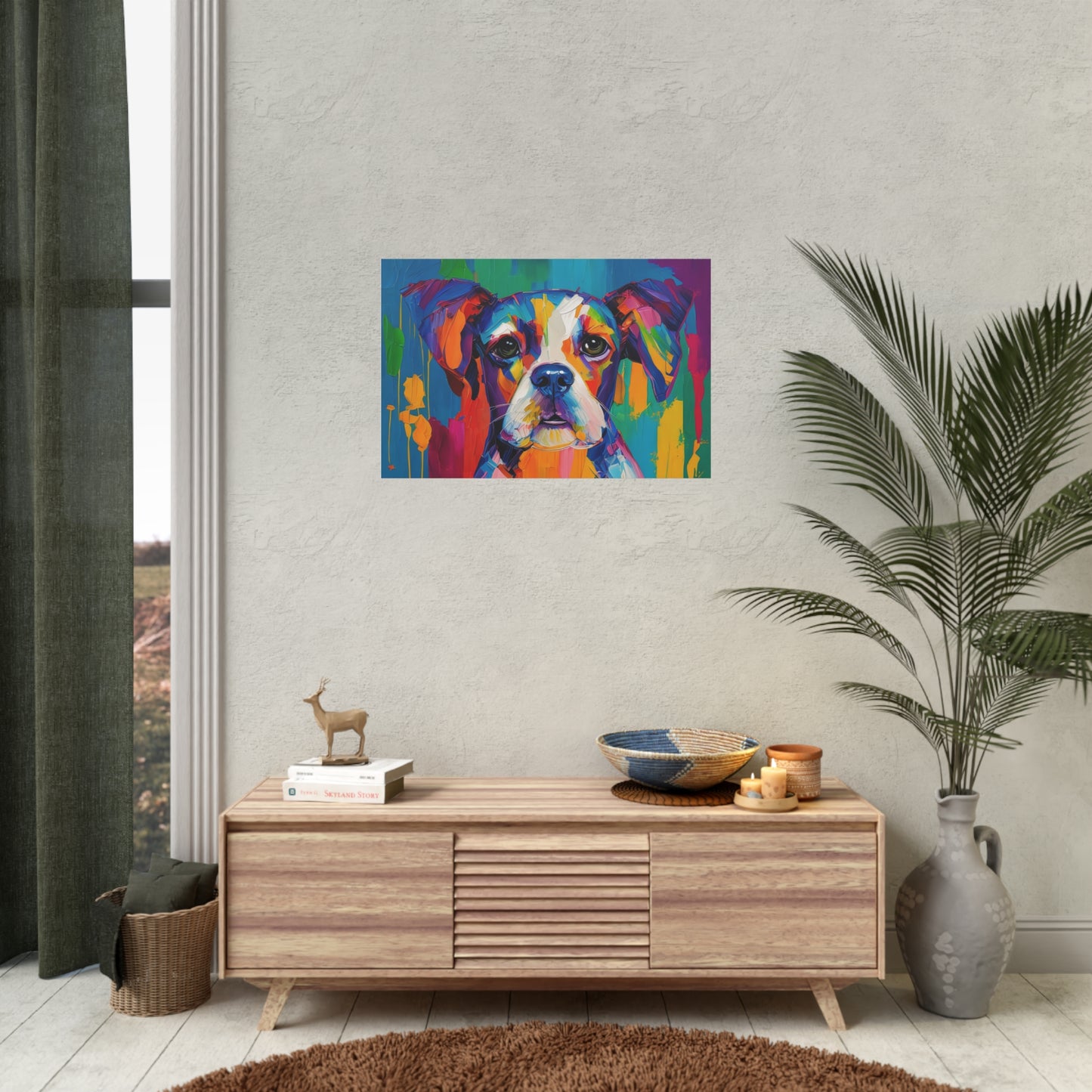 Dog AI Gen Rolled Posters