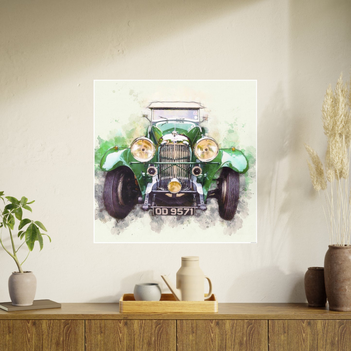 Car Photo Art Paper Posters