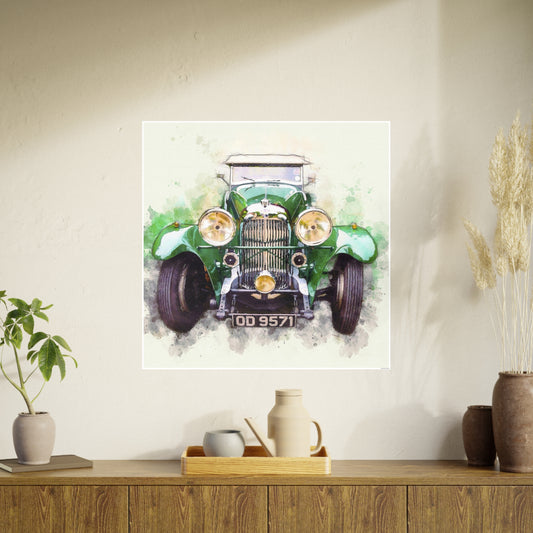 Car Photo Art Paper Posters