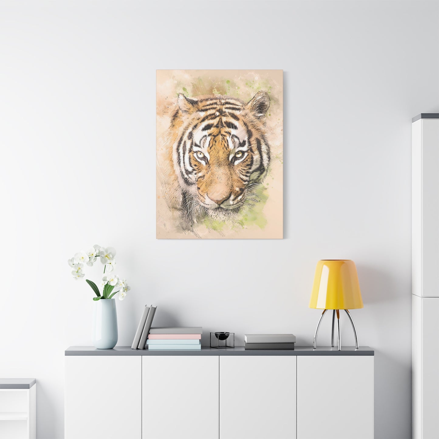 Tiger Matte Canvas, Stretched, 1.25"