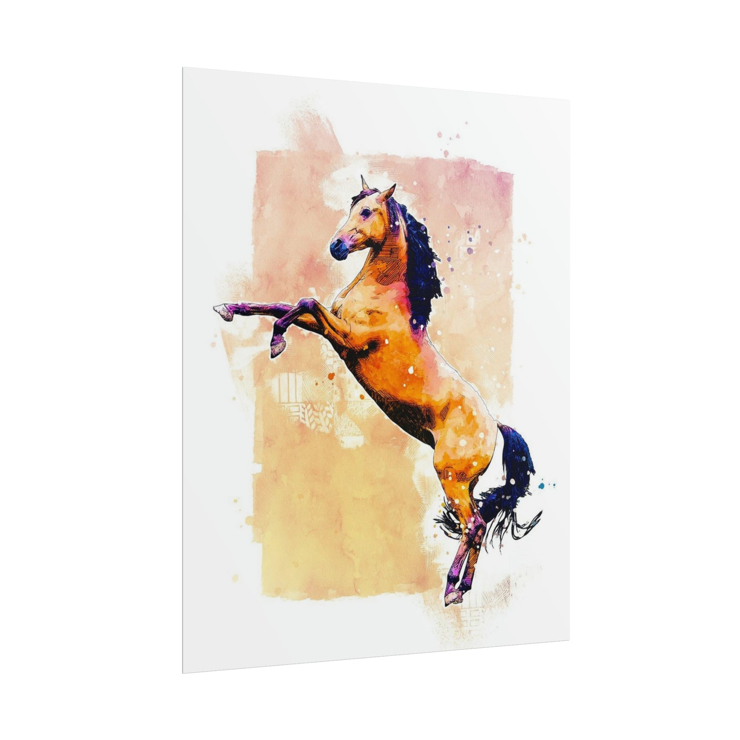 Horse Rolled Posters
