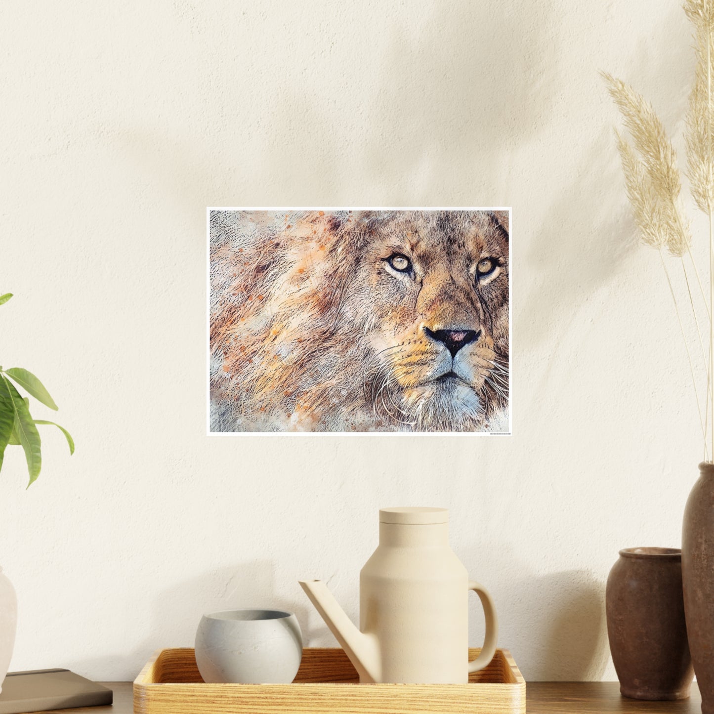 Lion Photo Art Paper Posters
