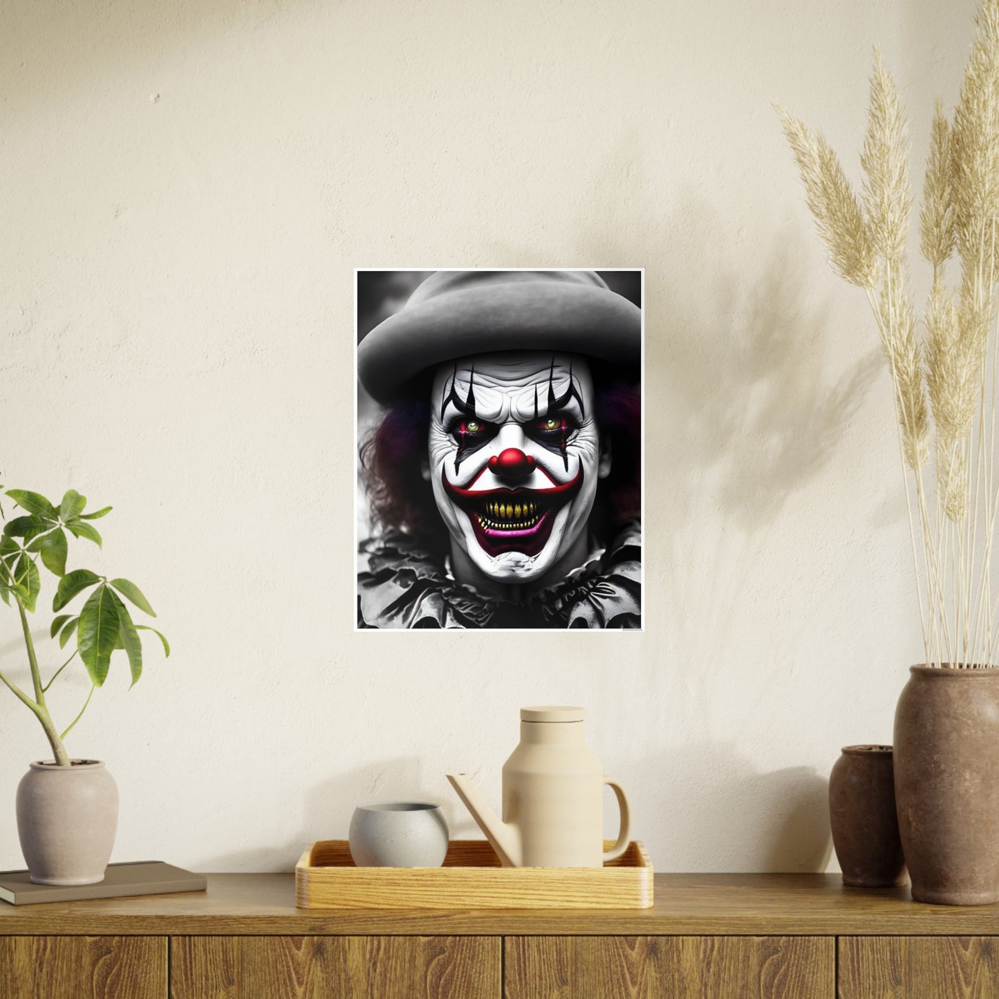 Clown AI Gen Photo Art Paper Posters