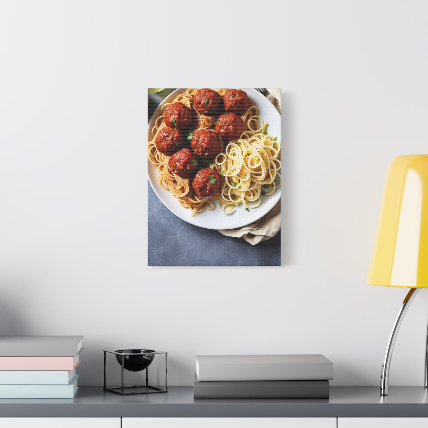 Spaghetti AI Gen Matte Canvas, Stretched, 1.25"