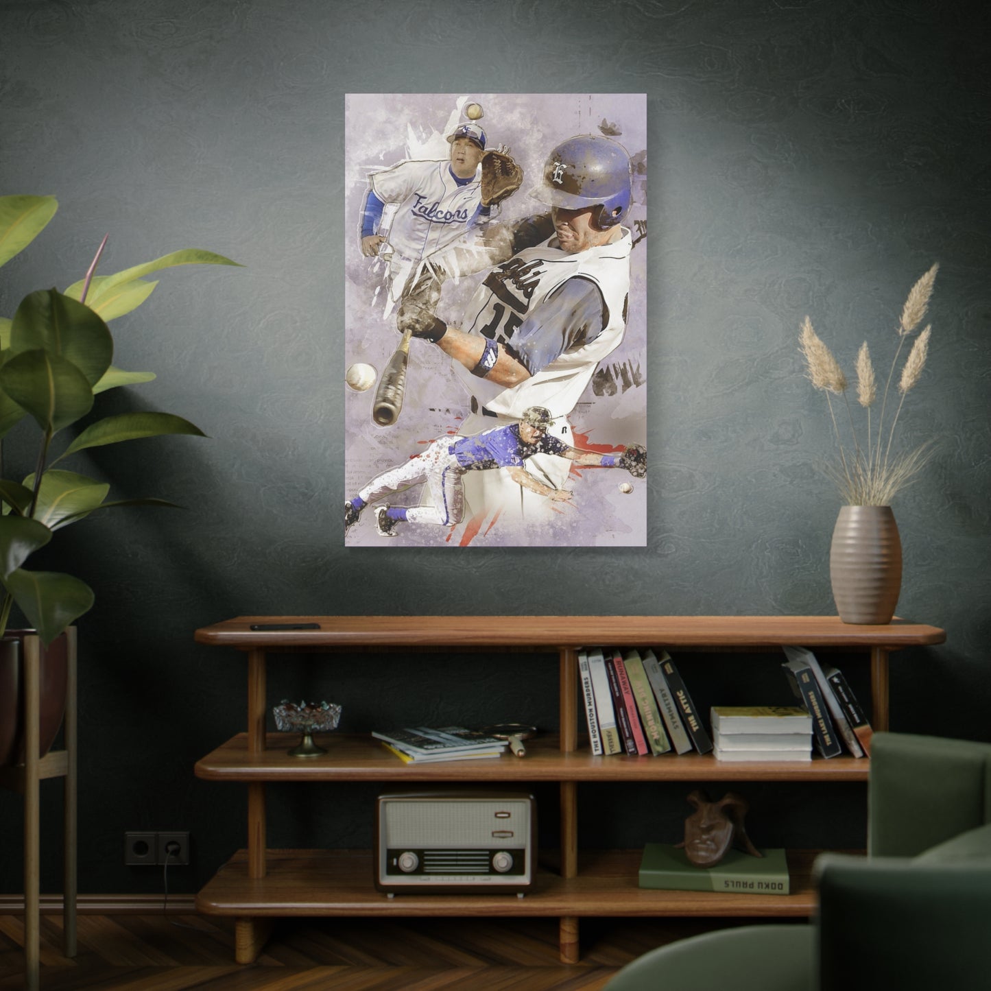 Baseball Matte Canvas, Stretched, 1.25"