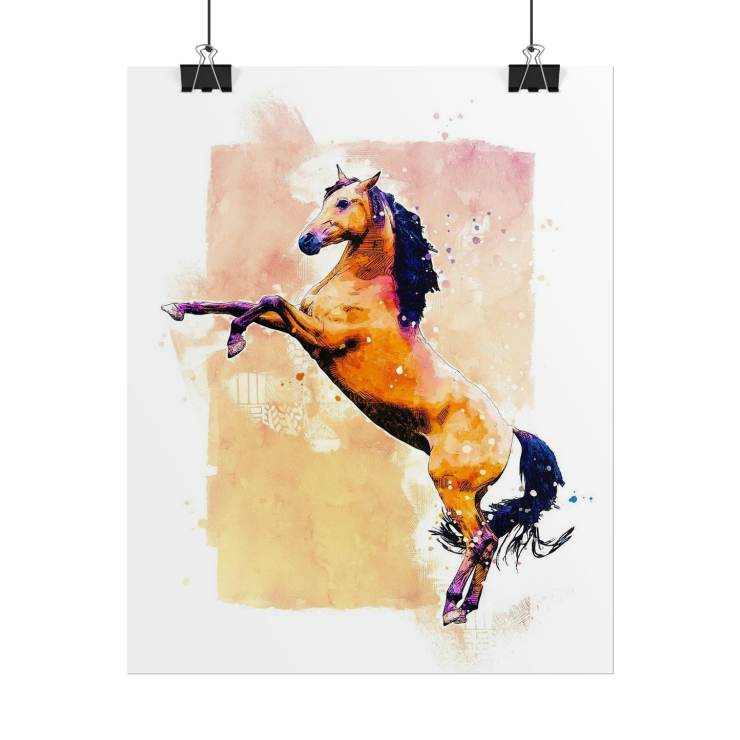 Horse Rolled Posters