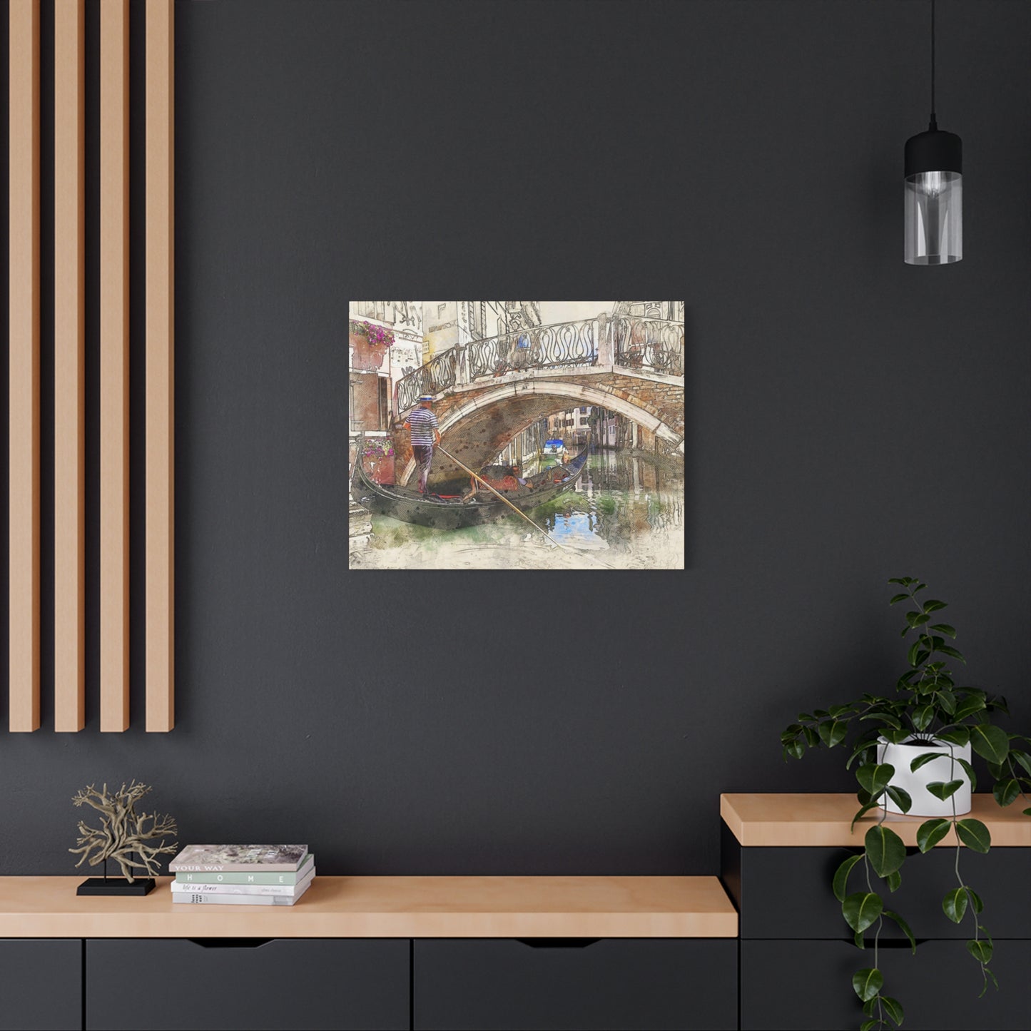 Gondola Matte Canvas, Stretched, 1.25"